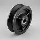 150mm Cast Iron V Grooved Wheel with 25mm Roller Bearing