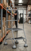 2 Step Mobile Safety Steps 1175h x 556w x 650d mm