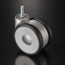 Drip Stand Castors 65mm with M8×15 Threaded Stems