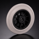 150mm Thermoplastic Wheel with Grey Elastic Rubber Tyre