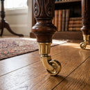 29mm Brass Swivel Castor – Peg & Socket Fitting