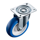 100mm Stainless Steel Swivel Castor – Polyurethane Wheel