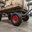 220mm Pneumatic Wheel – Diamond Tread, 20mm Bore