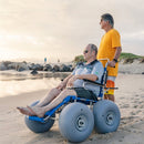 All-Terrain Beach Wheelchair 135kg Load Capacity