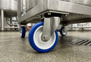 150mm Stainless Steel Swivel Castor – Polyurethane Wheel