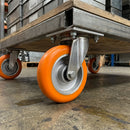 125mm Ergonomic Wheel - Soft Polyurethane, 362kg Load Capacity