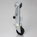 200mm Heavy Duty Cast Iron Swivel Jacking Castor - 600kg