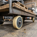 100mm Polyurethane Wheel on Cast Iron Centre – 20mm Bore
