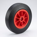 200mm Solid Rubber Trolley Wheel – 25.4mm Bore
