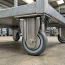 80mm Stainless Steel Fixed Castor – TPR Wheel