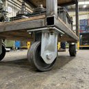 125mm Fixed Heavy Duty Castor - Cast Iron Wheel
