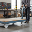 Premium 100mm Diameter White Nylon Wheel with 12mm Roller Bearing and 250Kg Load Capacity