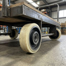 125mm Polyurethane Wheel on Cast Iron Centre – 25mm Bore