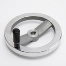 Spoked Aluminium Control Handwheel 160mm Diameter 14mm Bore