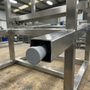 Square Tube Adaptor - Stainless Steel Fitting 36-38mm