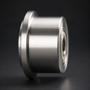 200mm Hardened Steel Single Flanged Wheels with Ball Bearings