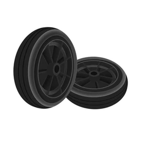 280mm Plastic Centered Industrial Trolley Wheel (1" Bore)