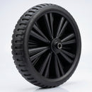 350mm Puncture Proof Wheel – Black Plastic Centre, 15mm Bore