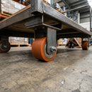 80 x 60mm Polyurethane Pallet Roller - 20mm Bore, Ball Bearing