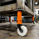 250mm Super Heavy Duty Jacking Castor Set – 10,000kg Capacity