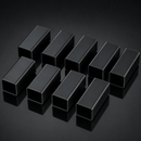 Black Steel Square Tube 25 x 25mm, 3m Length, Pack of 8
