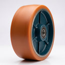 250mm Polyurethane Wheel – Cast Iron Centre, 25mm Bore
