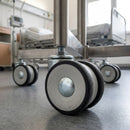 65mm Drip Stand Castors with M8×25 mm Threaded Stems