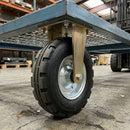 420mm Heavy Duty Fixed Castor with Pneumatic Wheels 650kg