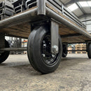 250mm Heavy Duty Rubber Trolley Wheel – 350kg Load Capacity