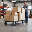 Premium 125mm Diameter Elastic Rubber Tyred Wheel with Aluminium Centre and 250Kg Load Capacity