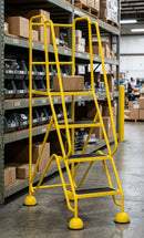 Classic 4 Step Mobile Safety Steps 1680h x 556w x 1005d mm