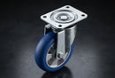 100mm Swivel Castor – Polyurethane Wheel, Aluminium Centre