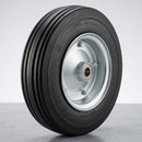 405mm Elastic Rubber Wheel – Multi-Rib Tread, 25mm Bore