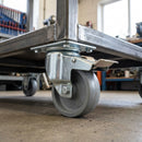 80mm Pressed Steel Directional Brake Castor – 120kg Load Capacity