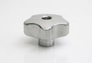 Aluminium Through Thread Handwheel M8 x 40mm Diameter