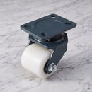 82mm Swivel Castor White Nylon Wheel 100mm Tread Top Plate 1000kg Load Capacity 2