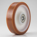 125mm Polyurethane Wheel - 15mm Bore, 300kg Load Capacity