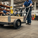 Heavy Duty 200mm Diameter Cast Iron Wheel with 20mm Ball Bearing and 1100Kg Load Capacity