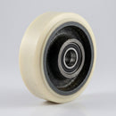 125mm Polyurethane Wheel on Cast Iron Centre – 25mm Bore