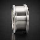 300mm Hardened Steel Single Flanged Wheels with Ball Bearing