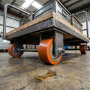 80 x 40mm Polyurethane Pallet Roller - 20mm Bore, Ball Bearing