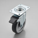 125mm Braked Castor with TPR Wheel – 100kg Load Capacity