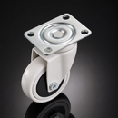75mm Swivel Furniture Castor – Soft White Wheel