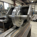 75mm Hardened Steel Single Flanged Wheels with Ball Bearings