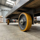 250mm Polyurethane Wheel - 80mm Tread, 25mm Bore
