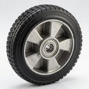 200mm Rubber Wheel on Aluminium Centre – 25mm Bore