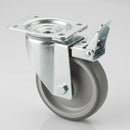 200mm Directional Lock Castor TPR Wheel