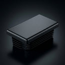 25.4 x 63.5mm Rectangular Tube Insert – Black