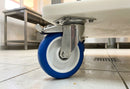 125mm Stainless Steel Braked Castor – Polyurethane Wheel