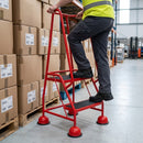 2 Step Mobile Safety Steps 1185mm Height, 540mm Depth